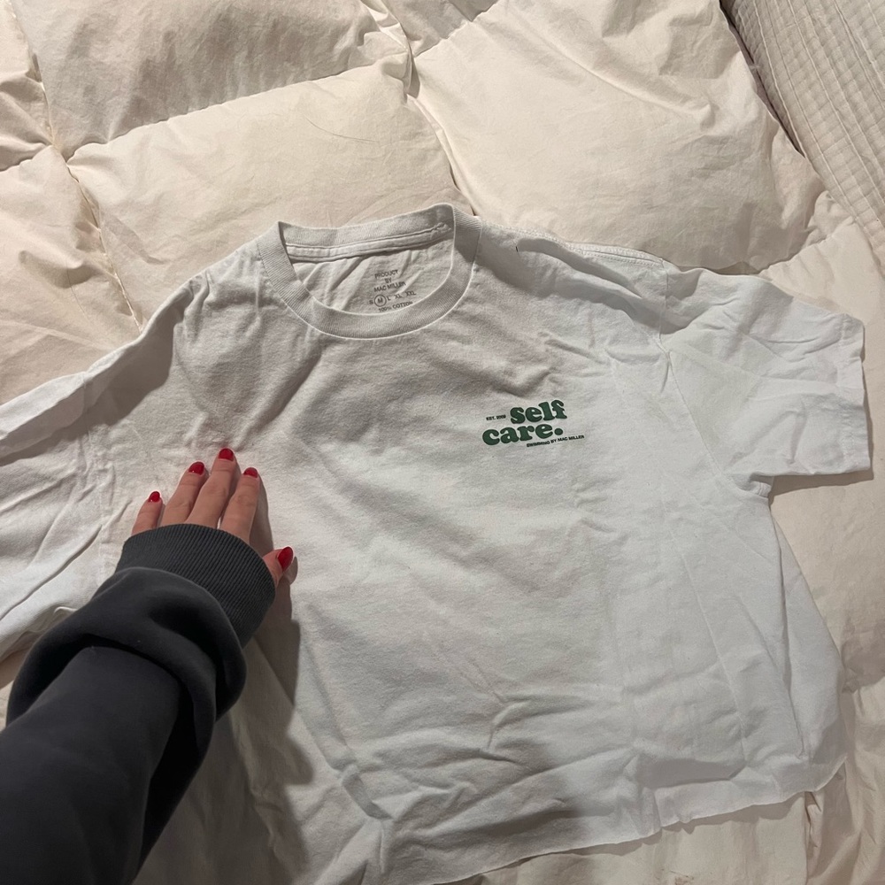 Mac miller self care t shirt cropped